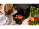 Freidora de aire - Cecotec Cecofry Bombastik 6000, 1700 W, 6 L, 80-200 ºC, 12 modos, Temporizador, Negro