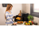 Freidora de aire - Cecotec Cecofry Bombastik 6000, 1700 W, 6 L, 80-200 ºC, 12 modos, Temporizador, Negro