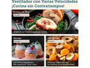 Plancha de vapoFreidora de aire - Cosori Turbo Blaze Chef Edition, 1725 W, 6 l, Hasta 230 °C, Pantalla táctil, 5 velocidades, Negror - Rowenta Express Steam DW4345D1, 2600 W, 0.25 l, 200 g/min, Microsteam, Lila