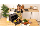 Freidora de aire - Cecotec Cecofry Advance 9000 Window, 2200 W, 9 L, Doble Cesta, 4.5 L, 6 Modos, Negro