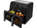 Freidora de aire - Cecotec Cecofry Advance 9000 Window, 2200 W, 9 L, Doble Cesta, 4.5 L, 6 Modos, Negro