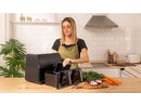 Freidora de aire - Cecotec Cecofry Advance 9000 Window, 2200 W, 9 L, Doble Cesta, 4.5 L, 6 Modos, Negro