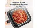 Freidora de aire - Cecotec Cecofry&Grill Duoheat 8000, Doble resistencia, 8 L, 2200 W, 8 menús, Cocción 3D, Parrilla, Ventana, Display táctil, Negro