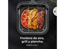 Freidora de aire - Cecotec Cecofry&Grill Duoheat 8000, Doble resistencia, 8 L, 2200 W, 8 menús, Cocción 3D, Parrilla, Ventana, Display táctil, Negro