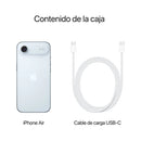 Apple iPhone Air, Azul cielo, 256 GB, 5G, 6.5 " OLED Super Retina XDR, Chip A19 Pro, iOS