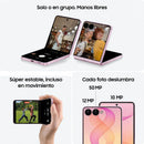 Móvil - Samsung Galaxy Z Flip8, Rosa, 256 GB, 12 GB RAM, 6.9" Dynamic AMOLED 2X , Exynos 2600, 4300 mAh, Android 17