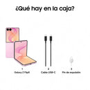 Móvil - Samsung Galaxy Z Flip8, Rosa, 256 GB, 12 GB RAM, 6.9" Dynamic AMOLED 2X , Exynos 2600, 4300 mAh, Android 17