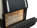 Freidora de aire - KOENIC KAF 121821, 1800 W, 12 l, Hasta 200 ºC, Pantalla LED, Función asador, Negro