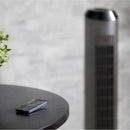 Ventilador de torre - Cecotec EnergySilence 8190 Skyline Ionic, 60 W, 20 dB, Con ionizador, Inox