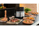Freidora de aire - Cecotec Cecofry Full Inox Pro 5500 con Accesorios, 1700 W, 8 Modos, 5.5 l, Plata