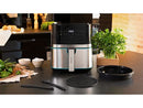 Freidora de aire - Cecotec Cecofry Full Inox Pro 5500 con Accesorios, 1700 W, 8 Modos, 5.5 l, Plata