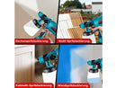 Pistola de pintura - Sistema de pulverización de pintura a batería de 1000 ml con 2 baterías y cargador ONEVAN, Azul