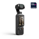 Cámara deportiva - DJI Osmo Pocket 4 Pack Creator, 4K, 4h Autonomía, Sensor CMOS de 1″, Estabilización de 3 ejes y Pantalla Táctil Giratoria, Negro