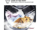 Lavadora carga frontal - LG F4WR6010A0W, Serie 600, 10 kg, 1400 rpm, 12 programas, AI Direct Drive™, TurboWash™360˚, Blanco